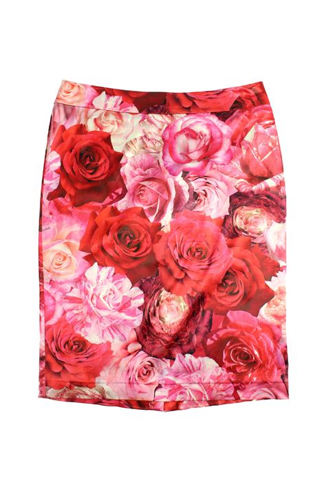 gonna fantasia floreale gucci